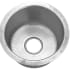 Nantucket Sinks Great Point Collection RS15SSMF - 15 Inch Hand Hammered Stainless Steel Round Bar Sink