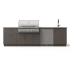 Blaze BGLDH40GUNAERISLP - 10-Ft Outdoor Kitchen Island w/ 40-Inch Premium LTE+ Grill, Fridge, and Sink