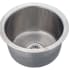 Nantucket Sinks Great Point Collection RS15SSMF - 15 Inch Hand Hammered Stainless Steel Round Bar Sink