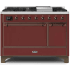 Ilve Majestic II Collection UM12FDQNS3BUB - Freestanding Dual Fuel Range Black
