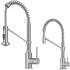 Kraus Bolden Series KPF1610FF104SFS - 18 3/4 Inch Deck Mount Commercial Pull Down Kitchen Faucet and Water Filter Faucet Combo