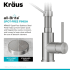 Kraus Bolden Series KPF1610FF104SFS - 18 3/4 Inch Deck Mount Commercial Pull Down Kitchen Faucet and Water Filter Faucet Combo