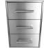 Coyote C33DC - 18 Inch Stainless Steel Double Drawer Cabinet