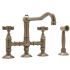 Rohl Country Kitchen Collection A1458XMWSTCB2 - Tuscan Brass (5-Spoke Handles Shown)