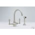 Rohl Country Kitchen Collection A1676LPWSAPC2 - Satin Nickel (Metal Levers Shown)