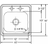 Elkay Celebrity Collection BCR15MR2 - Product Drawing