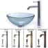 Kraus Clear Series CGV1011412MM1007SN - Ramus Faucet with All Available Finishes