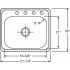 Elkay Celebrity Collection CR2521MR2 - Product Drawing