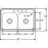 Elkay Celebrity Collection CR4322MR2 - Product Drawing