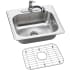 Elkay Dayton Collection DSE125223DFBG - Stainless Steel Sink Package