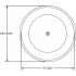 Elkay Asana Collection ECB19BWBA - Product Drawing