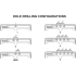 Elkay Celebrity Collection ECC33221 - Hole Drilling Configurations