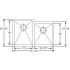 Elkay Avado Collection EFRU312010R - Product Drawing