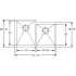 Elkay Avado Collection EFU312010R - Product Drawing
