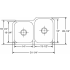 Elkay Elumina Collection EGUH312010R - Product Drawing
