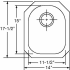Elkay Lustertone Collection ELUH1317 - Product Drawing