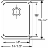 Elkay Lustertone Collection ELUH141810 - Product Drawing
