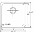 Elkay Lustertone Collection ELUH1616 - Product Drawing