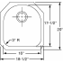 Elkay Lustertone Collection ELUH1716 - Product Drawing