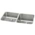 Elkay Gourmet Perfect Drain Collection Lustertone Collection ELUH311810LPD - Elkay Lustertone® Classic Stainless Steel Double Bowl Undermount Kitchen Sink with Perfect Drain®