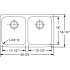 Elkay Lustertone Collection ELUHAD311845 - Product Drawing