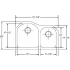 Elkay Lustertone Collection ELUH311910L - Product Drawing