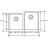 Elkay Lustertone Collection ELUH3120L - Product Drawing
