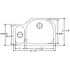 Elkay Harmony Lustertone Collection ELUH3221LDBG - Dimensions