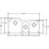 Elkay Harmony Lustertone Collection ELUH3920DBG - Dimensions