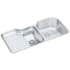 Elkay Lustertone Collection ELUH4221R - Bowls Right of Ribbed Area