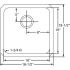 Elkay Lustertone Collection ELUHAD161645 - Product Drawing