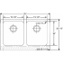 Elkay Lustertone Collection ELUHF3320 - Product Drawing