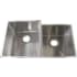 Frigidaire Gallery Series FGUR3320D99 - 18 Gauge 304 Stainless Steel Double Bowl Undermount Sink