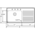 Elkay Gourmet Collection ILGR4322LMR2 - Product Drawing