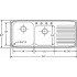 Elkay Gourmet Collection ILGR5422L0 - Product Drawing