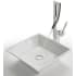 Kraus White Ceramic Series KCV125CH - Top View - Faucet Not Included