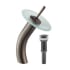 Kraus Vessel Mixer Series KGW1700PU10ORBFR - Waterfall Bathroom Faucet with Frosted Glass Disk and Pop-Up Drain in Oil Rubbed Bronze