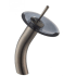 Kraus Vessel Mixer Series KGW1700ORBBLCL - Waterfall Bathroom Faucet with Clear Black Glass Disk in Oil Rubbed Bronze