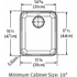 Franke Largo Series LAX11014 - Specifications
