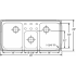 Elkay Lustertone Collection LCR43224 - Product Drawing