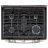 LG LDG3017ST - Cooktop View with Burner On