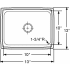 Elkay Lustertone Collection LFR1313 - Product Drawing