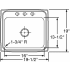 Elkay Lustertone Collection LR19191 - Product Drawing