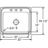 Elkay Lustertone Collection LRQ22191 - Product Drawing