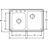 Elkay Lustertone Collection LR250LS2 - Product Drawing