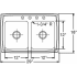 Elkay Lustertone Collection LR29181 - Product Drawing