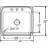 Elkay Lustertone Collection LR31225 - Product Drawing