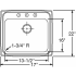 Elkay Lustertone Collection LRAD1722551 - Product Drawing