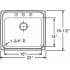 Elkay Lustertone Collection LRAD221960L1 - Product Drawing