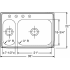 Elkay Pacemaker Collection PSMR33222 - Product Drawing